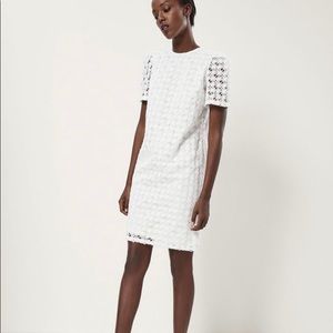 Massimo Dutti White Lace Dress